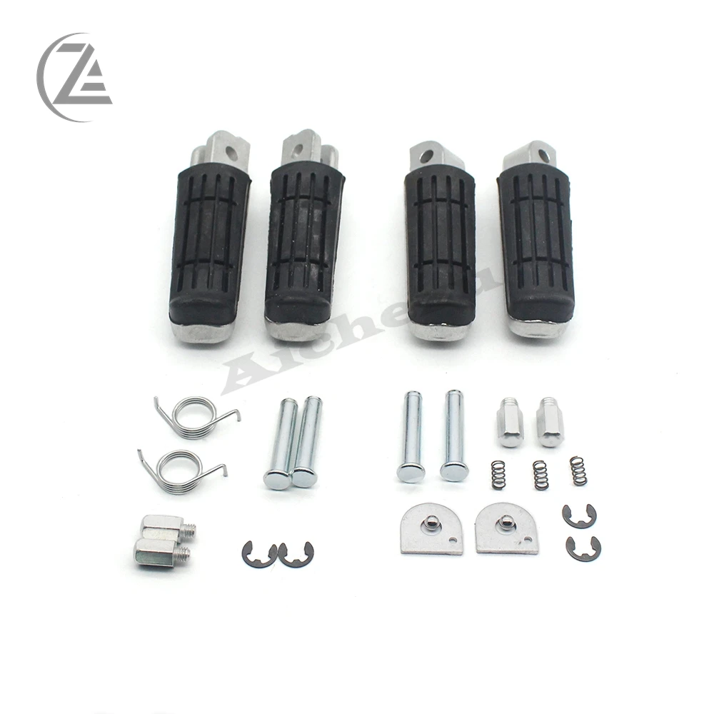 Rcycle front rear footrests foot pegs for yamaha fz400 fz600 fzs600 fzs1000 fz1000 fz 8 thumb200
