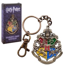 Harry Potter Collectible Hogwarts Crest Keychain NEW - $10.88