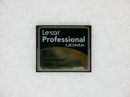 Lexar Professional Udma 8GB 300X Speed Pn : 2726 Rev A Kompakt Flash Karte - £56.12 GBP