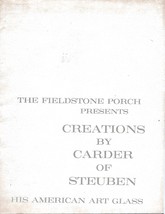 Creations by Carder of Steuben PB Booklet-Fieldstone Porch + Bonus Sheet - £11.16 GBP