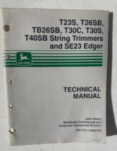 TM1753 John Deere Trimmer &amp; Edger Technical Service Shop Manual OEM - $5.59
