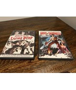 Classic Halloween DVD movie lot Army of Darkness and Night of Living Dead - £11.36 GBP