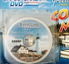 2000s Coast Of Maine Postcard Mini DVD 24 Minutes Media Collectible E88J - £22.56 GBP