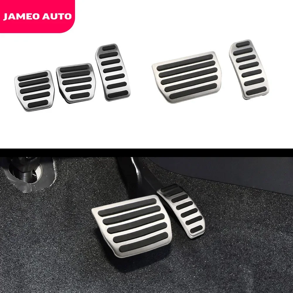 Stainless steel foot pedal fit for volvo s60 v60 xc60 s80 s 60 at mt 2008 thumb200