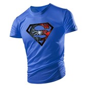 Hero  Character Summer 3D Fashion Printed T-Shirt Comfortable Adult Crewneck Sho - £86.67 GBP