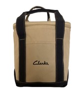 Clarks Cooler Lunch Bag,Beige/Green,13 INCH W 9 INCH L - £23.98 GBP