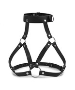 PU Leather Collar Bra Underwear - $23.00