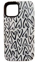 Iphone 14 Black and White Hearts Design Phone Case for Apple iPhone - £24.12 GBP