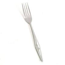 Creative Manor Spritely Rose Stainless Flatware 7.5&quot; Dinner Fork Rose Le... - £10.11 GBP