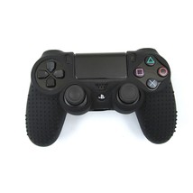 Silicone Grip Black Silicone Case Shell Cover Non Slip For PS4 Controller  - £6.25 GBP