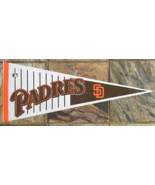 Vtg MLB Baseball Pennant-San Diego Padres Banner - £7.60 GBP