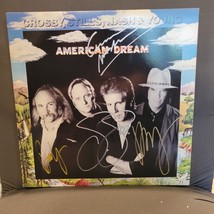 CSNY signed lp American Dream Masterdisk,  4 members, Original, Vintage,... - $225.00