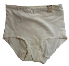 KMart Satin Panties Womens L 29/30 White Nylon Power Net Cotton Gusset 70s USA - £25.46 GBP