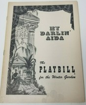 Playbill My Darlin Aida The Winter Garden Theatre Vintage 1952 December 29 - $15.15
