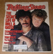 Hall &amp; Oates Rolling Stone Magazine Vintage 1985 - $24.99