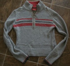 Unionbay Gray 1/2 Zip Long Sleeve Wool Blend Sweater Sz.M Soft - £3.17 GBP