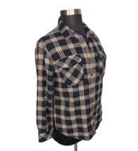 Sanctuary Women&#39;s Plaid Lightweight Cotton Blend Flannel Button Up Shirt... - £15.65 GBP