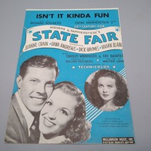 Vintage Sheet Music, Isn&#39;t It Kinda Fun, Rodgers and Hammerstein 1945 20th - £14.70 GBP