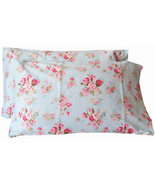 Cotton Pillow Cases Standard Size Set of 2, Flower Printed Queen Pillowc... - £11.90 GBP