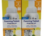 Softsoap Foaming Tablet Starter Kit-Lemon Fizz Scent Lot of 2 New - £11.89 GBP