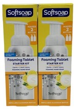 Softsoap Foaming Tablet Starter Kit-Lemon Fizz Scent Lot of 2 New - £11.84 GBP