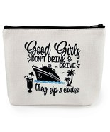 "Good Girls Don't Drink & Drive" Novelty Print Makeup Pouch - £7.47 GBP