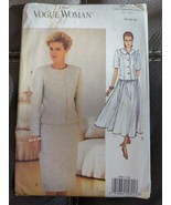 Vintage Vogue Sewing Pattern 8592 Misses Top Skirt Sz 14-16-18 Uncut - £11.28 GBP