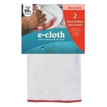 E-Cloth 2 Cloth Packs Wash &amp; Wipe Dish Cloths 12 1/2&quot; x 12 1/2&quot; - £9.67 GBP