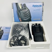 Retevis H777 Two Way Walkie Talkie Radio Black Complete With Charger, Headset - £27.05 GBP