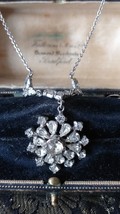 Antique Vintage 1930-s Art Deco Austrian Crystal Necklace - Beautiful! - $1,601.92 MXN