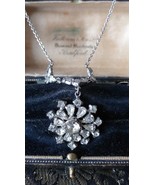 Antique Vintage 1930-s Art Deco Austrian Crystal Necklace - Beautiful! - $84.15