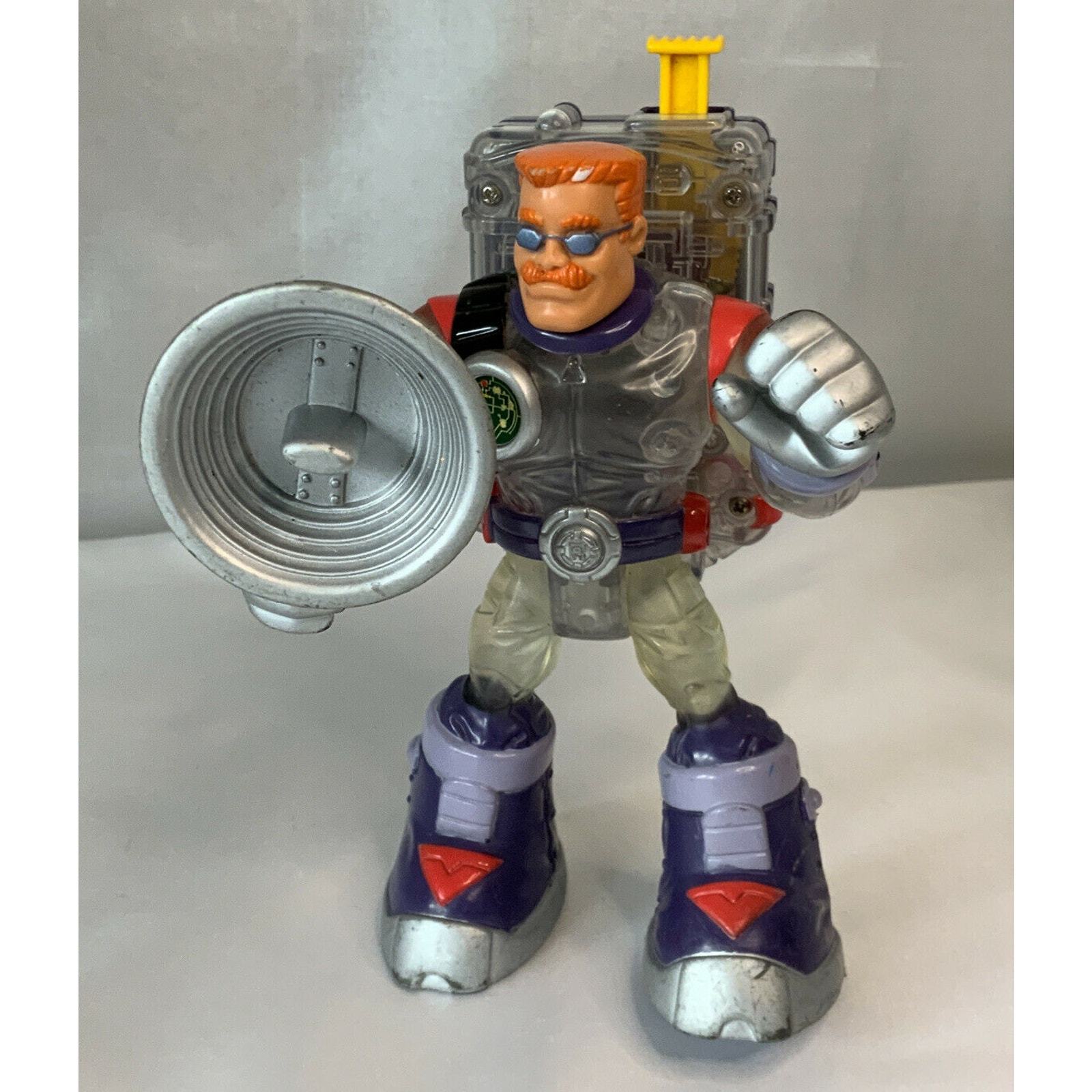 Rescue Heroes Warren Waters Voice Tech With Backpack Vintage 2001 Mattel... - $9.50