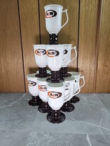 Vintage A&amp;W Plastic Cups Pedestal Parfait Mugs  Sundae Lot Of 11 - $29.99