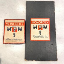 Vintage Parker Brothers Monopoly Game 1935 Patent Board 1936 Box Complet... - £315.41 GBP