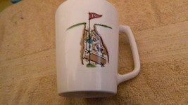 Corning Glass Works The 19th Hole Golfing Rare Centura Coffee Mug Free Usa Ship - £21.99 GBP