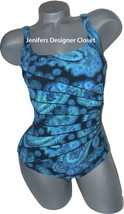 NWT GOTTEX swimsuit 8 maillot slimming tummy control flattering atlantic - £53.40 GBP
