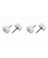 10x Small White Plastic Shelf Support To-Hammering Pegs Studs Kitchen Ca... - £2.89 GBP