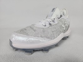 Under Armour Harper 8 Elite Plastic Baseball Cleats Men&#39;s 12 White 30265... - $54.99