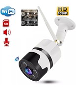 CHORTAU Outdoor Wireless Waterproof WiFi 1080P Security Bullet Camera - $558.28 MXN