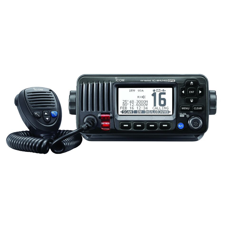 ICOM M424G 21 Fixed Mount VHF Radio with Internal GPS - $321.70