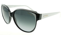 Carrera Margot Black &amp; White / Gray Gradient Sunglasses 2L4PT 57mm - £60.15 GBP