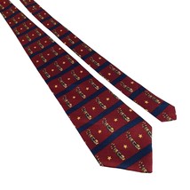 Tommy Hilfiger Golf Vintage Men Necktie Tie Designer Accessory Work Dad Gift - £22.42 GBP