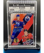 Connor Bedard VS Connor McDavid 2023 Edge Icons Rookie Ltd Edition Hocke... - $18.49