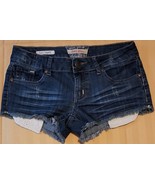 Hot Kiss ~ Juniors&#39; Size 5 ~ Blue Denim ~ Low Rise ~ 2&quot; Inseam Shorts - $42.10 CAD