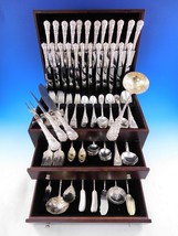 Chrysanthemum by Durgin Sterling Silver Flatware Set for 12 Service 154 Pieces - €23.412,80 EUR