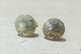 Cufflinks Enamel Cufflinks,18K Gold palating Round Mughal period Antique... - $39.00