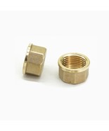 1/2&quot; BSP FEMALE THREAD BRASS PIPE END CAP PLUG FITTING 2pcs Octagonal De... - $111.93 MXN