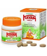 Ayurvedic Kayam 30 Tablets Each for Constipation, Acidity &amp; Headache (Pa... - £9.11 GBP