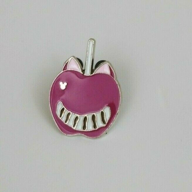 Primary image for 2014 Disney Cheshire Cat Candy Apple Hidden Mickey 7 of 7 Official Trading Pin