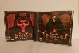 Diablo 2 II PC Video Game Fantasy Battle Windows 2000 + Expansion Set Blizzard - £14.63 GBP